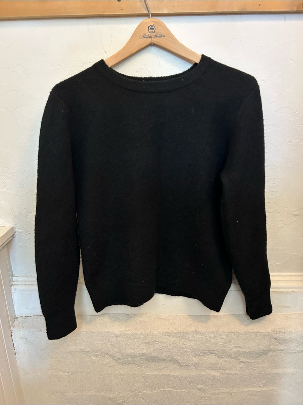 Philosophy Black Crewneck Sweater